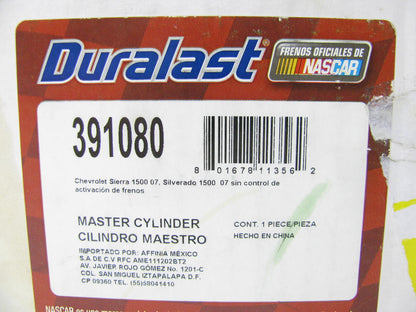 Duralast 391080 Brake Master Cylinder With Reservoir