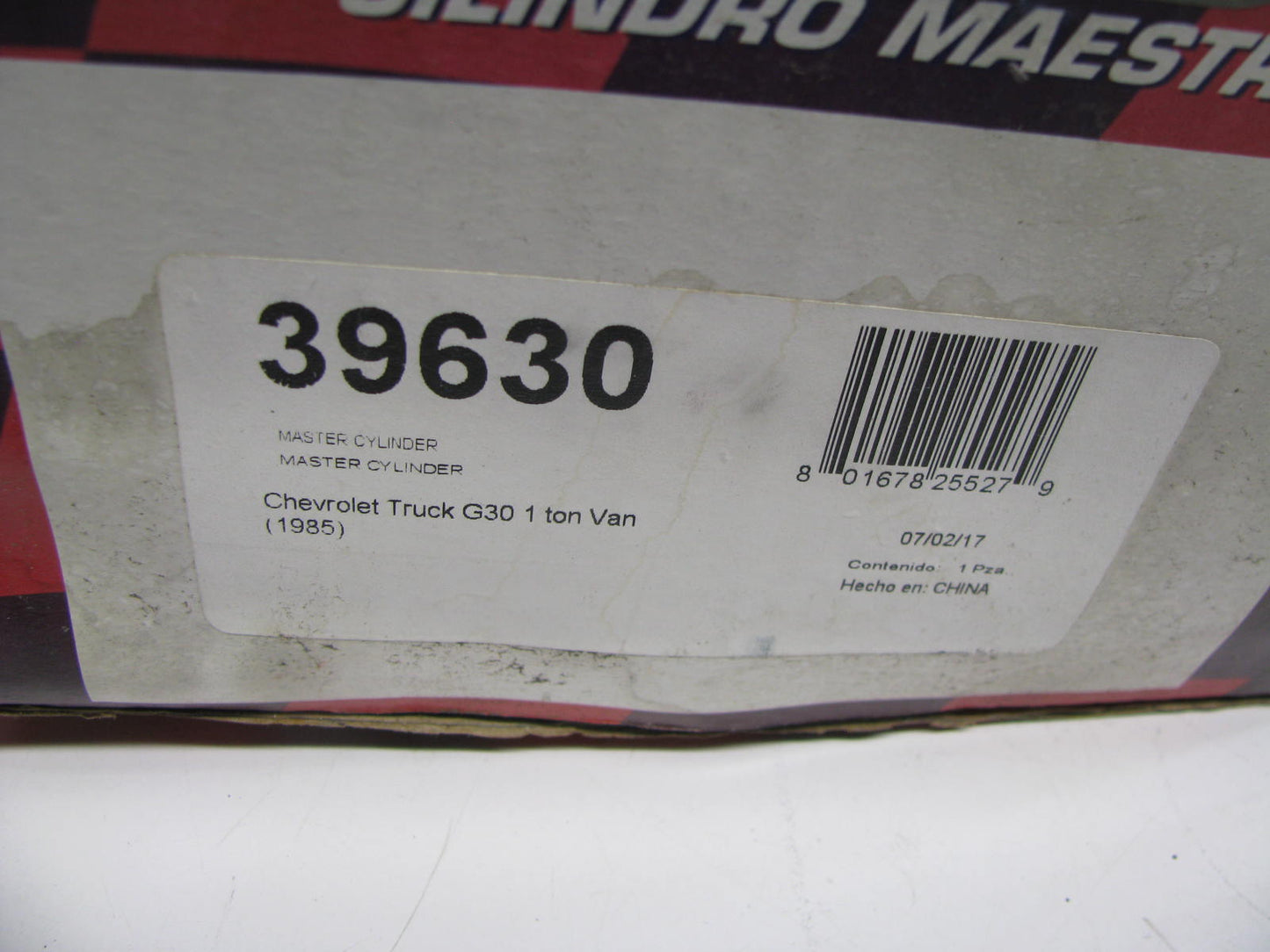 Duralast 39630 Brake Master Cylinder With Reservoir