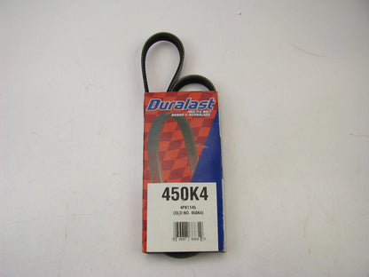 Duralast 450K4 Power Steering Belt - 1995-1997 Honda Accord 2.7L V6