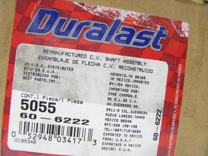 Duralast 5055 Front Left Auto Trans CV Axle Assembly For 1999-2002 Infiniti G20