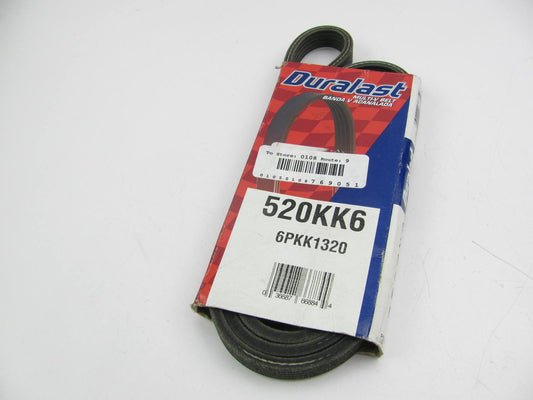Duralast 520KK6 Double Sided Main Drive Serpentine Belt - 2002-2004 VW 2.8L VR6
