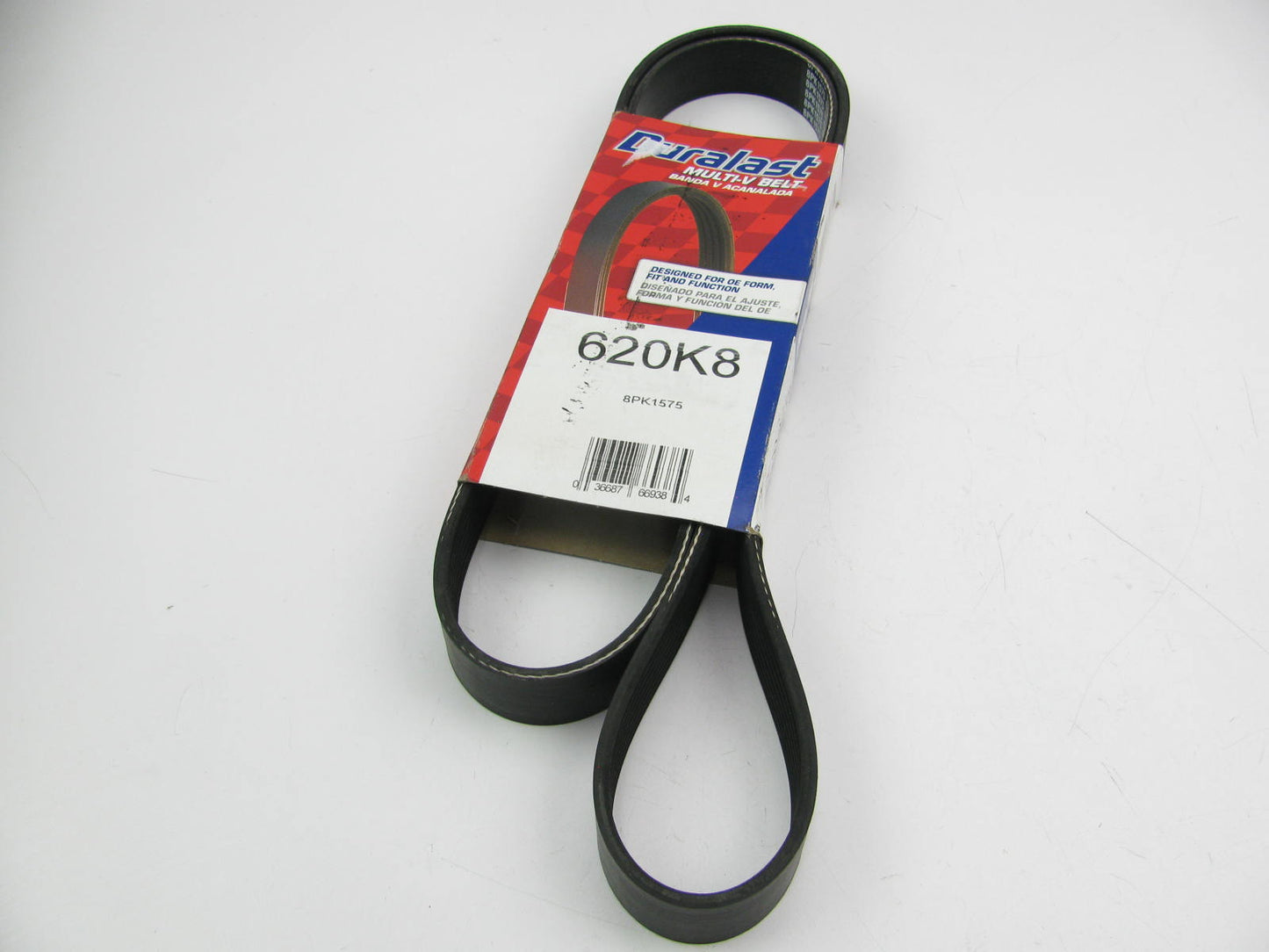 Duralast 620K8 Serpentine Belt - 1.12'' X 62.50'' - 8 Ribs