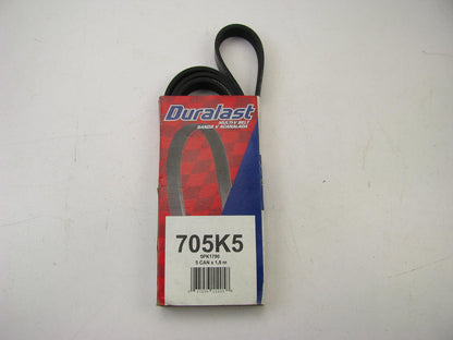 Duralast 705K5 Serpentine Belt - 17mm X 1807mm - 5 Ribs