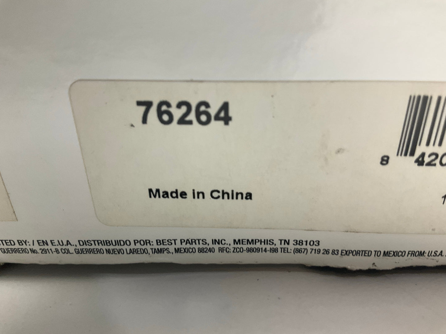 MISSING TIMING CHAIN GUIDE RAIL - Duralast 76264 Engine Timing Chain