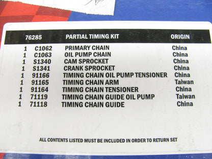 Duralast 76285 Engine Timing Set for 2000-2009 Honda S2000 2.0L 2.2L-L4