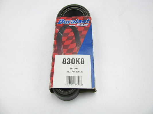 Duralast 830K8 Serpentine Belt - 1.12'' X 83.50'' - 8 Ribs