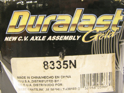 Duralast 8335N Auto Trans CV Axle Shaft Assembly - Front Left - AUTO TRANS ONLY