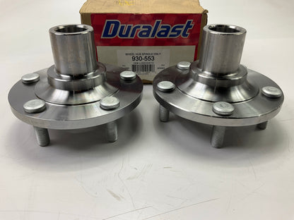 (2) Duralast 930-553 Front Wheel Hub For 2000-2006 Mazda MPV