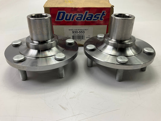 (2) Duralast 930-553 Front Wheel Hub For 2000-2006 Mazda MPV