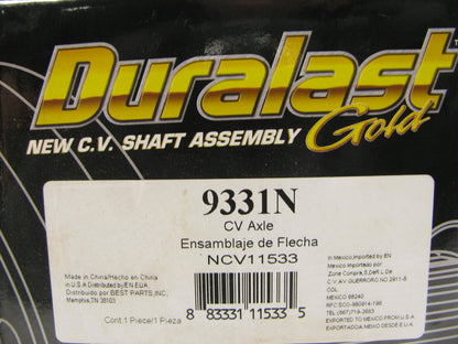 Duralast 9331N Auto Trans CV Axle Shaft Assembly - Front Left