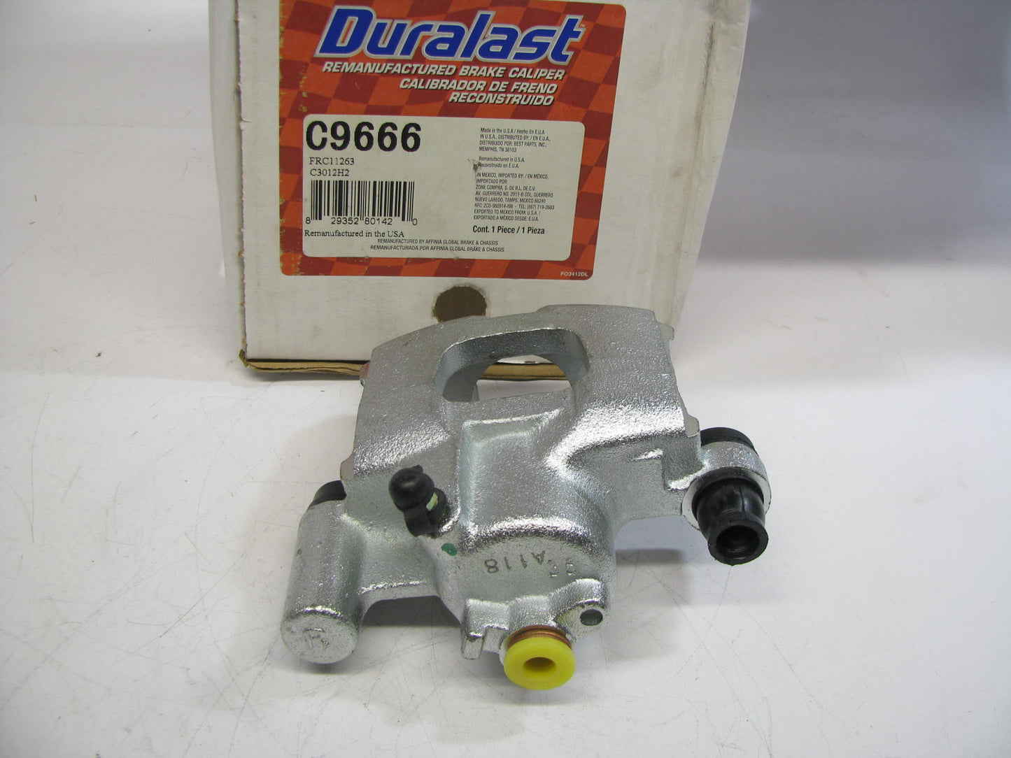 Duralast C9666 Reman Rear Right Brake Caliper For 2000-2001 ES300 & Camry