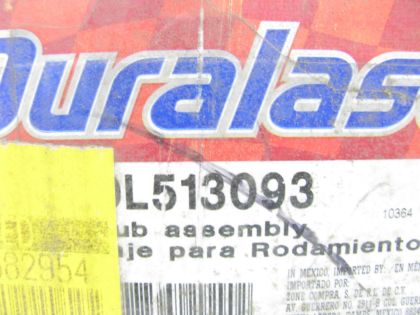 Duralast DL513093 FRONT Wheel Hub Bearing For 1992-1994 Acura Vigor