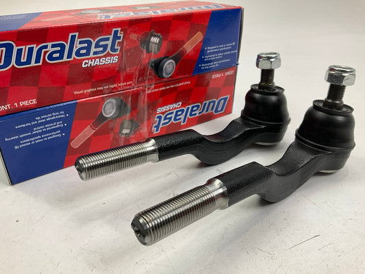 (2) Duralast ES3387 Front Innner Tie Rod End For 1992-00 Mitsubishi Montero