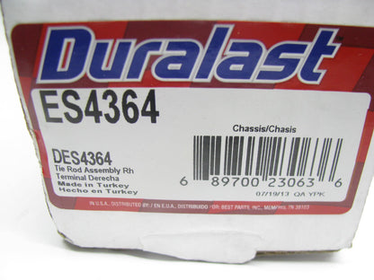 Duralast ES4364 Front Right Steering Tie Rod End Assembly 97-01 Cadillac Catera