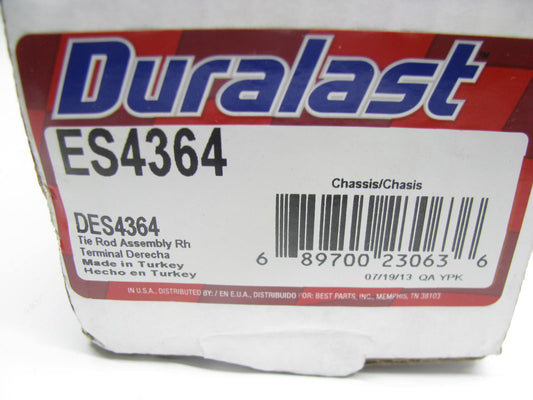 Duralast ES4364 Front Right Steering Tie Rod End Assembly 97-01 Cadillac Catera