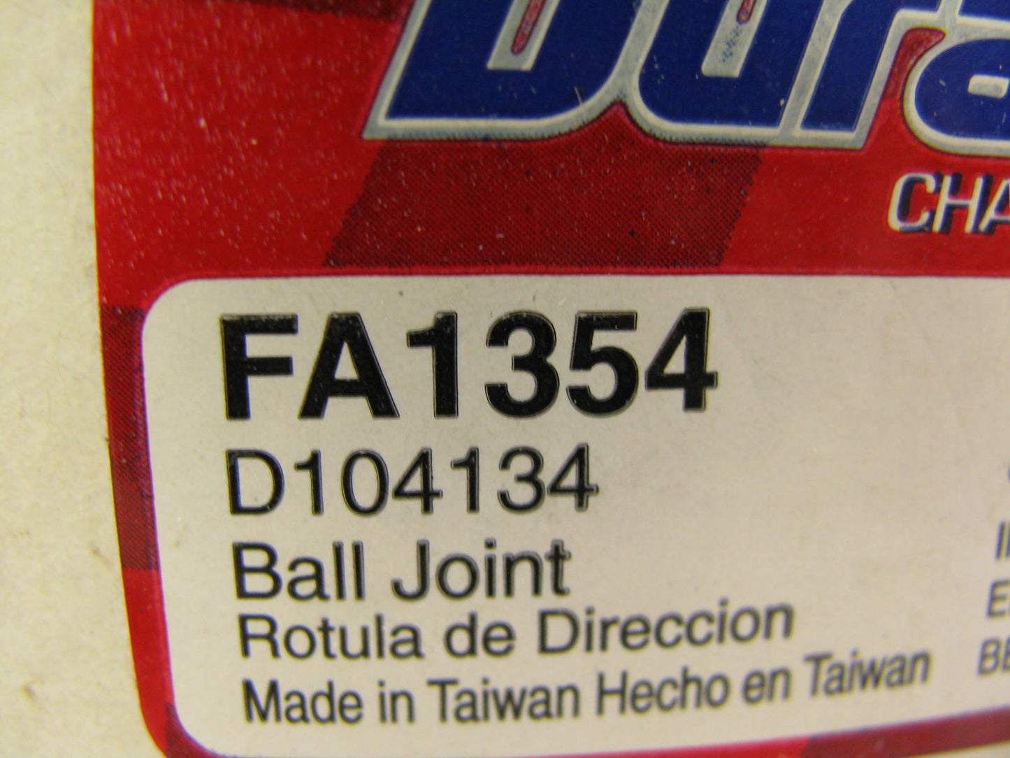 Duralast FA1354 Suspension Ball Joint Assembly - Front Lower