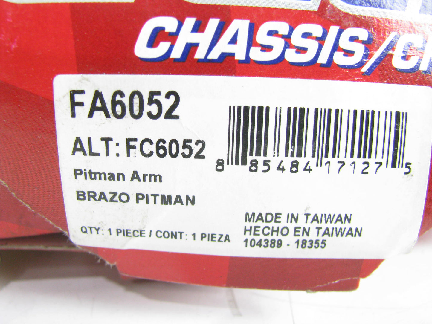 Duralast FA6052 Manual Steering Pitman Arm