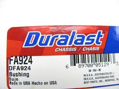 (2) Duralast FA924 Suspension Strut Rod Bushings Kit - Front