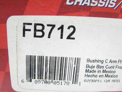 Duralast FB712 Suspension Control Arm Bushing, Front Lower Rearward