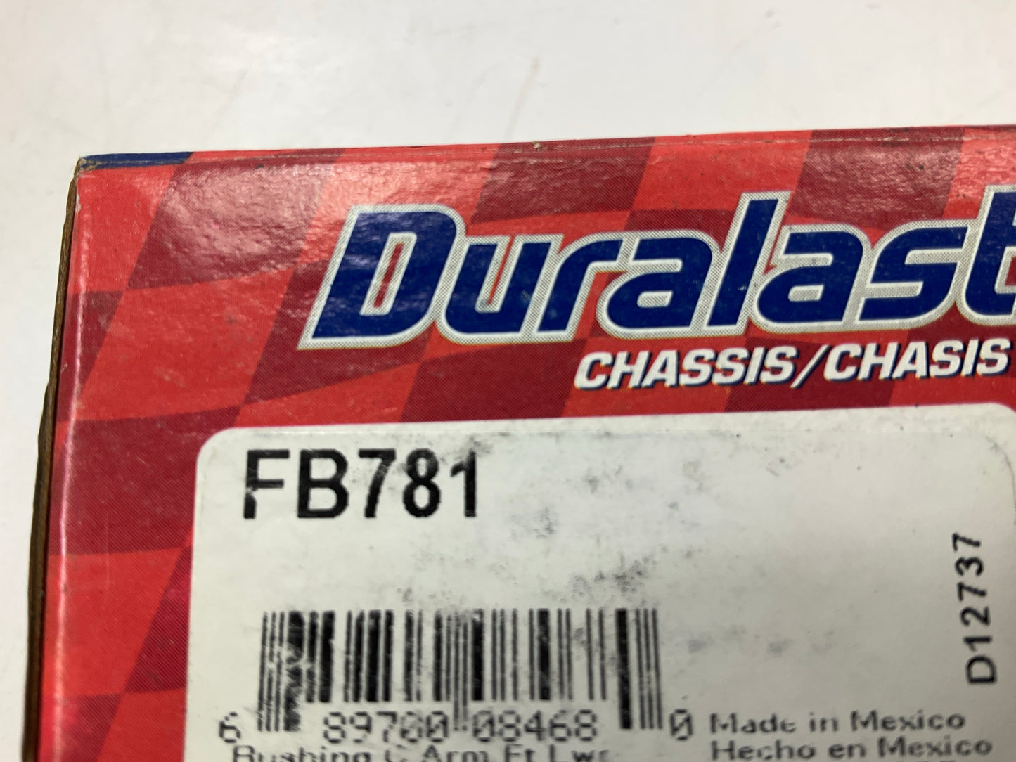 (2) Duralast FB781 Front Lower Forward Suspension Control Arm Bushings