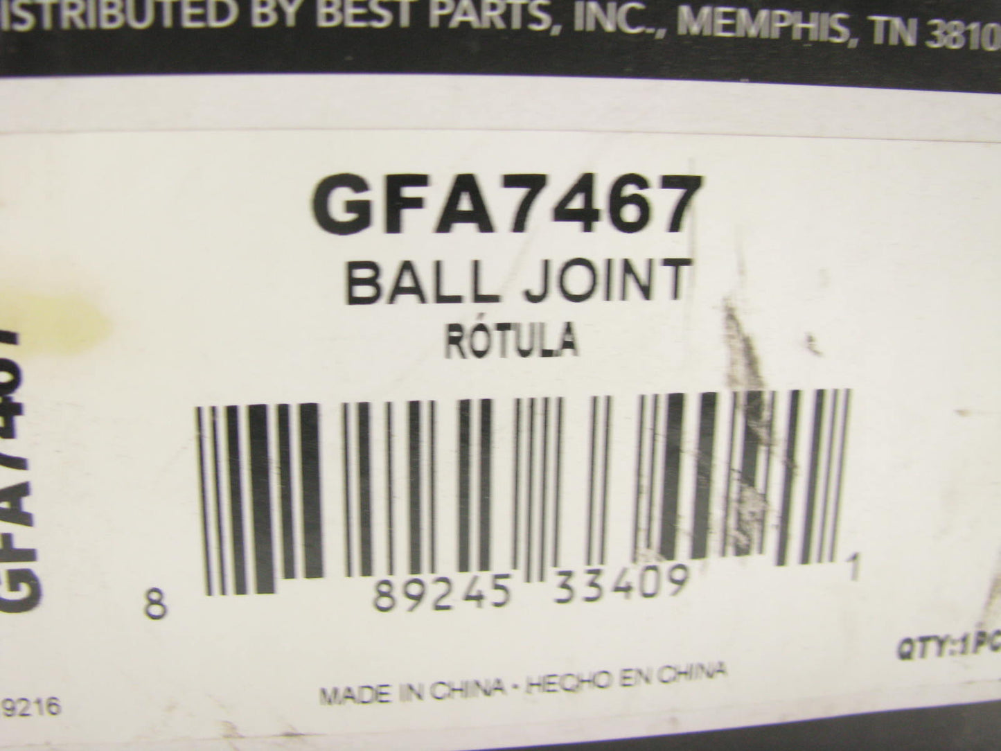 Duralast GFA7467 Front Upper Ball Joint