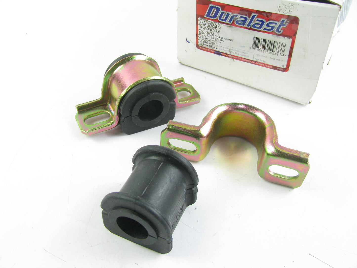 (2) Duralast HB1873 REAR Suspension Stabilizer Sway Bar Bushing Kit