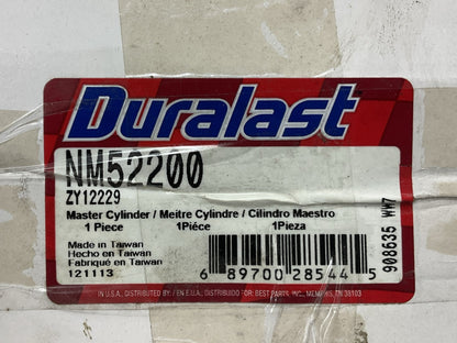 Duralast NM52200 Brake Master Cylinder 1986-89 Integra, Accord, 1985-90 Prelude