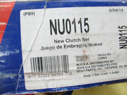 Duralast NU0115 Clutch Pressure Plate & Clutch Disc (MISSING BEARING)