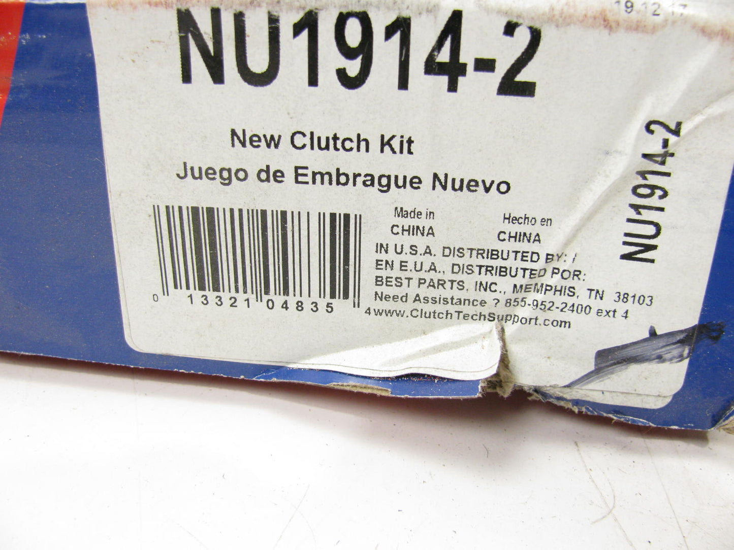 Duralast NU1914-2 STD Clutch Kit For 86 Jeep Cherokee CJ7 Comanche 14 Teeth
