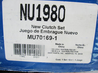 Duralast NU1980 Clutch Kit