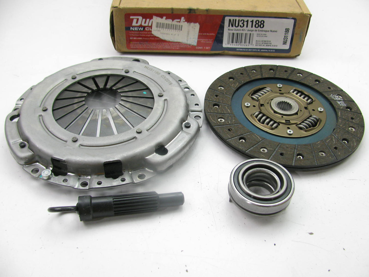 Duralast NU31188 Manual Transmission Clutch Kit