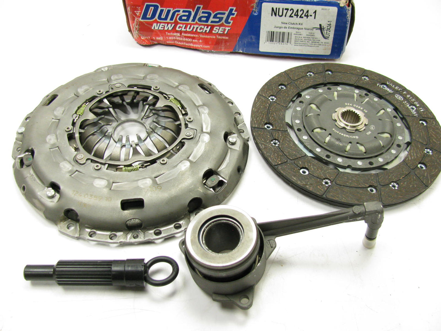 Duralast NU72424-1 Clutch Kit Set For 2004 Volkswagen VW R32 3.2L V6 VR6