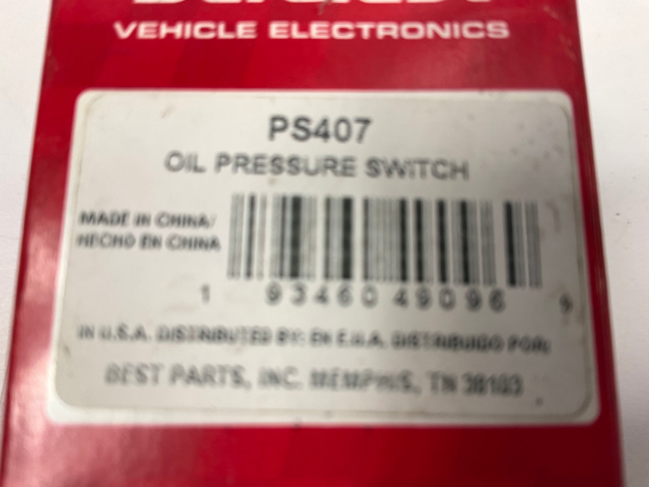 Duralast PS407 Oil Pressure Sender Switch