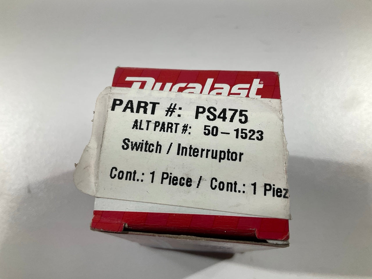 Duralast PS475 Engine Oil Pressure Switch 1968-1980 International Harvester IHC