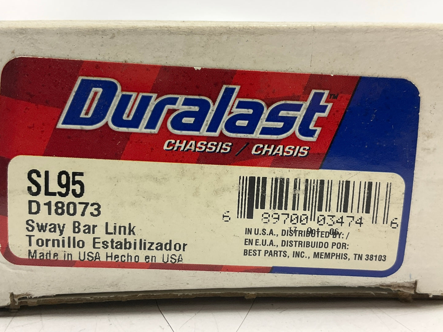 Duralast SL95 Suspension Stablizer Sway Bar Link Kit  - Front