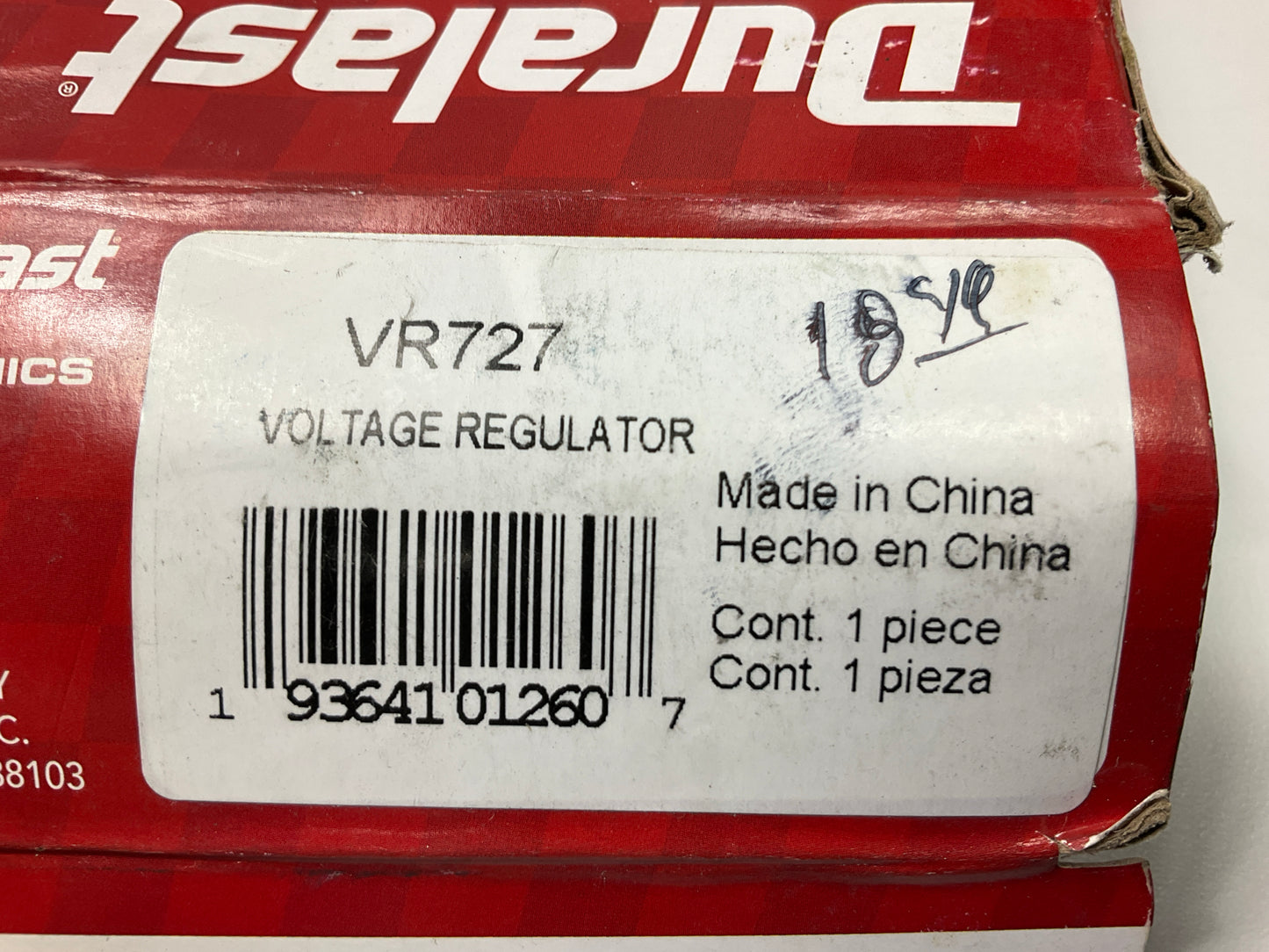 Duralast VR727 Voltage Regulator