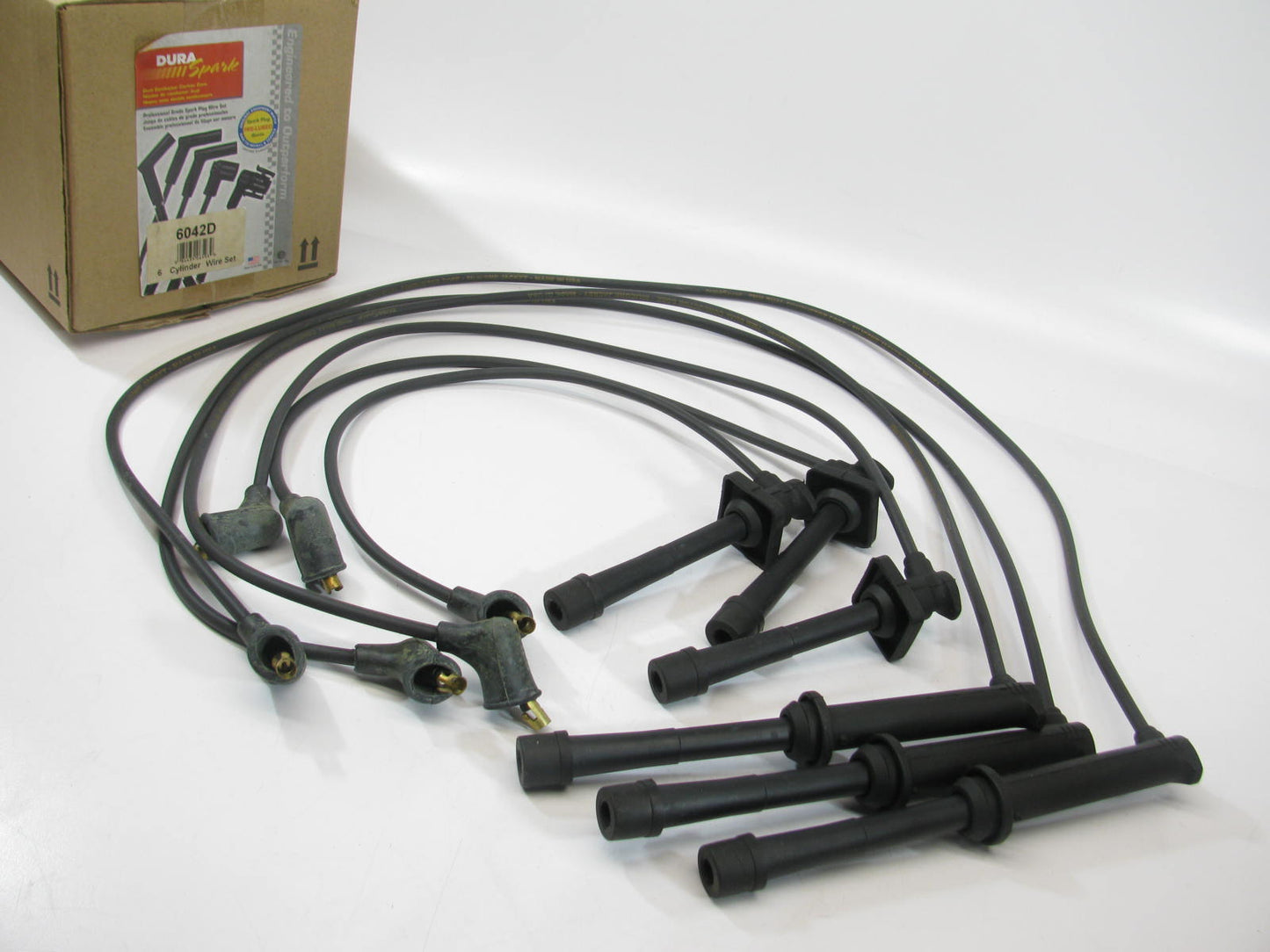 Duraspark 6042D Ignition Spark Plug Wire Set For 1993-1997 Ford Mazda 2.5L-V6