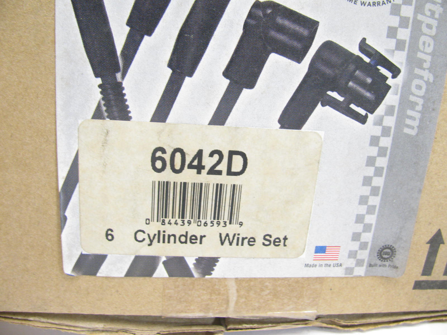 Duraspark 6042D Ignition Spark Plug Wire Set For 1993-1997 Ford Mazda 2.5L-V6