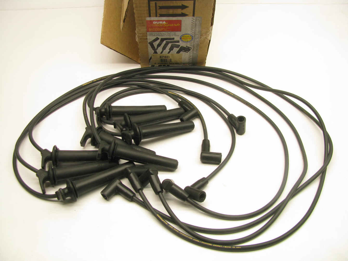Duraspark 878D Ignition Spark Plug Wire Set For 1993-1994 Cadillac 4.6L-V8