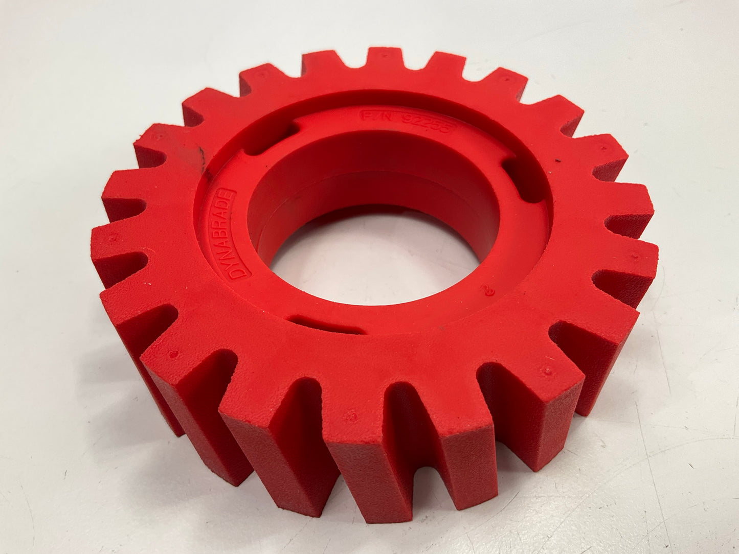 Dynabrade 92255 4'' Diameter X 1-1/4'' Wide RED-TRED Eraser Wheel