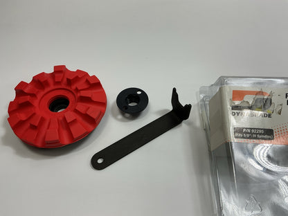 Dynabrade 92295 4'' Red-Tred Eraser Disc Easily Remove Decals, Pinstriping, Tape