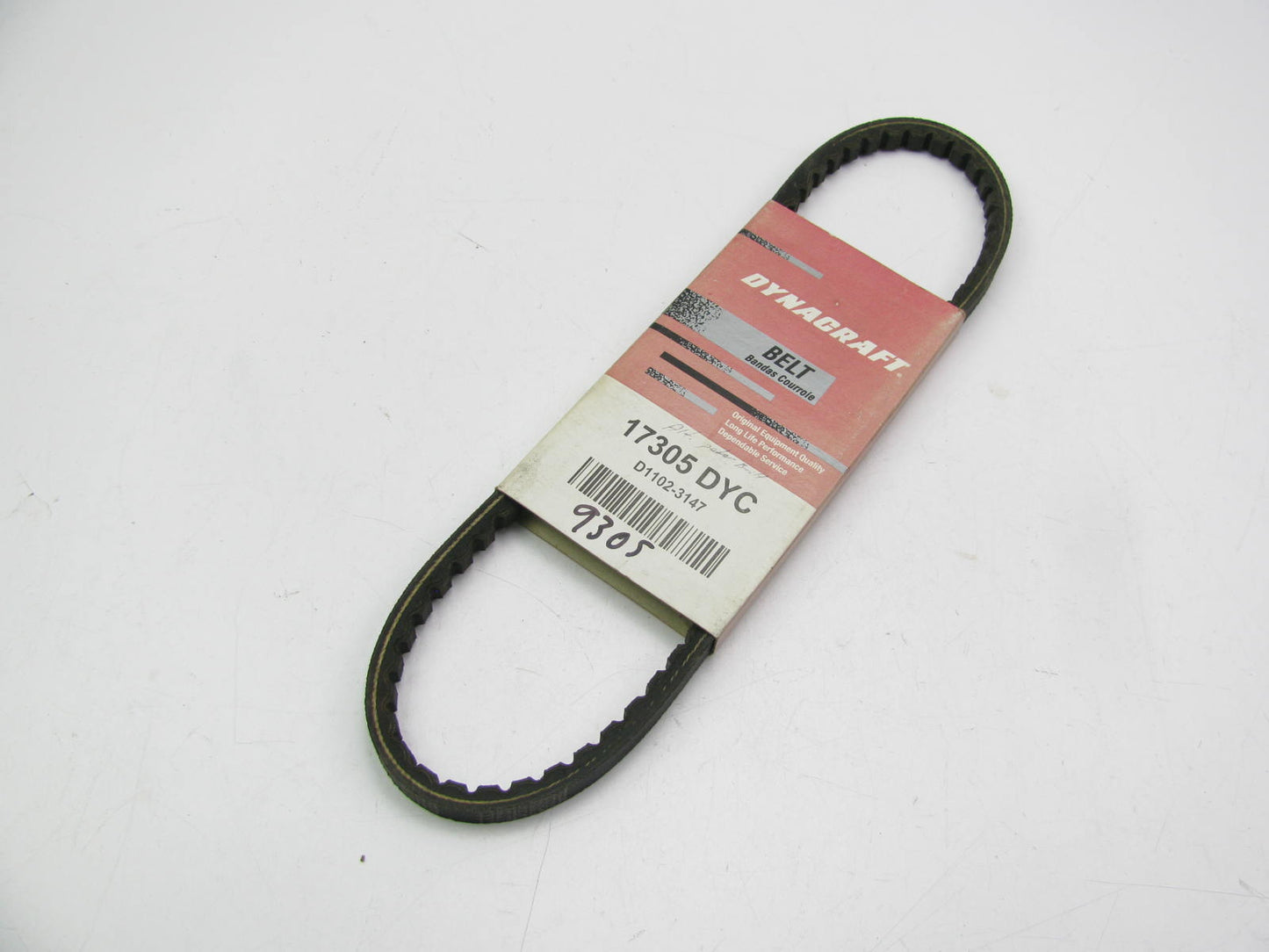 Dynacraft 17305DYC Accessory Drive Belt - 0.53'' X 30.5'' - 36 Degree