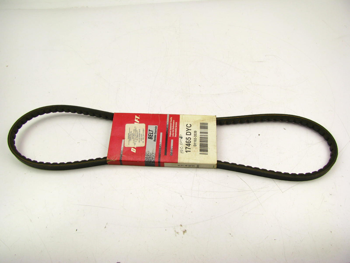 Dynacraft 17465DYC Accessory Drive Belt - 0.53'' X 46.50'' - 36 Degree