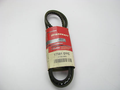 Dynacraft 17581DYC Accessory Drive Belt - 0.53'' X 57.875'' - 36 Degree