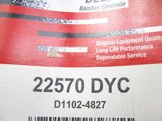 Dynacraft 22570DYC Accessory Drive Belt