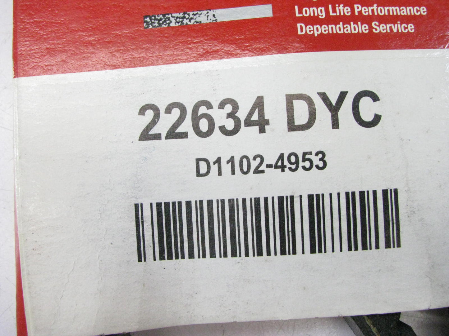 Dynacraft 22634DYC Accessory Drive Belt - 0.69'' X 63.25'' - 38 Degree
