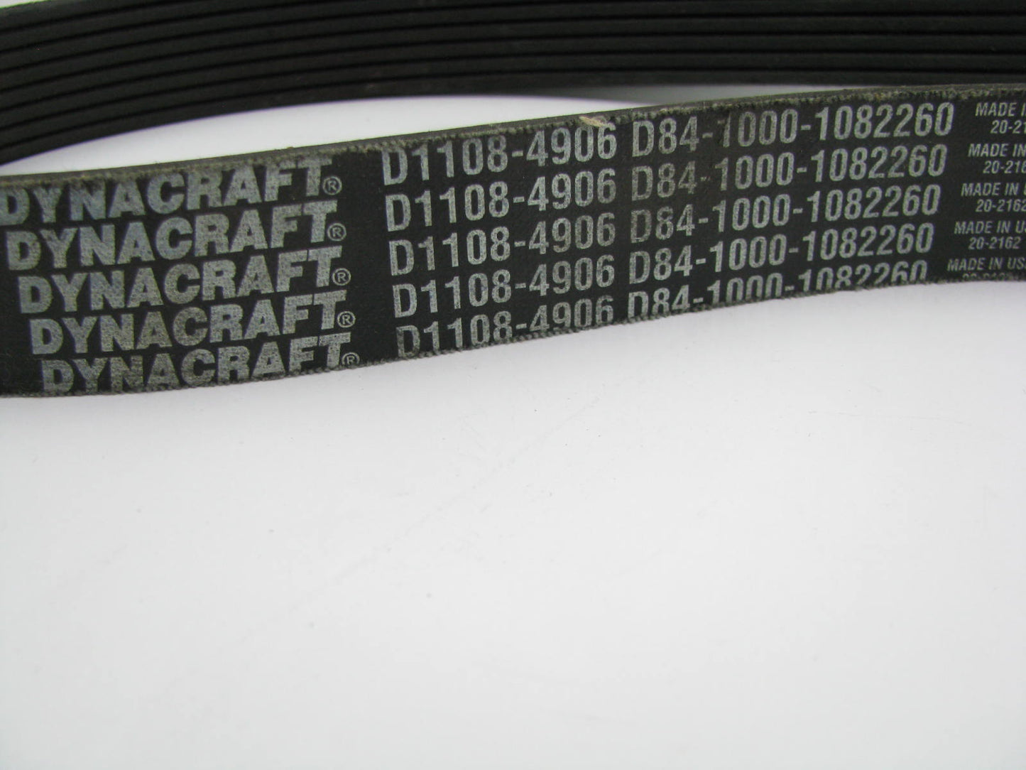 Dynacraft D1108-4906 Serpentine Belt 8PK2260 For 2008 Thomas 8.3L