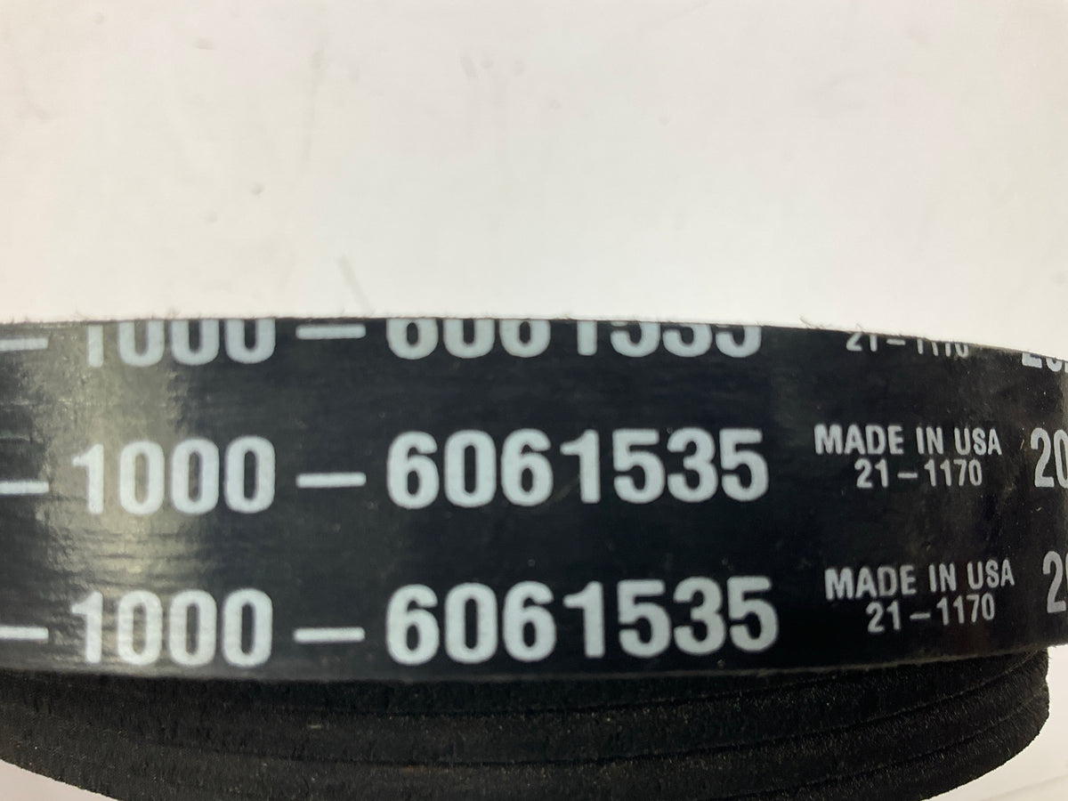 Dynacraft D84-1000-6061535 Serpentine Belt - 0.84'' X 61.00'' - 6 Ribs