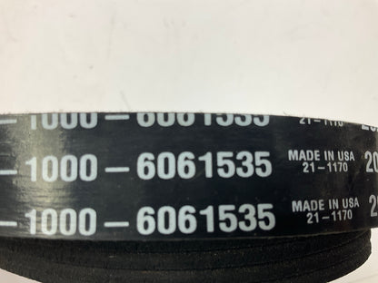 Dynacraft D84-1000-6061535 Serpentine Belt - 0.84'' X 61.00'' - 6 Ribs
