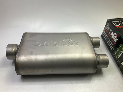 Dynomax 17228 Ultra Flo Aluminized Steel 3'' Inlet / Dual 2-1/2'' Outlet Muffler